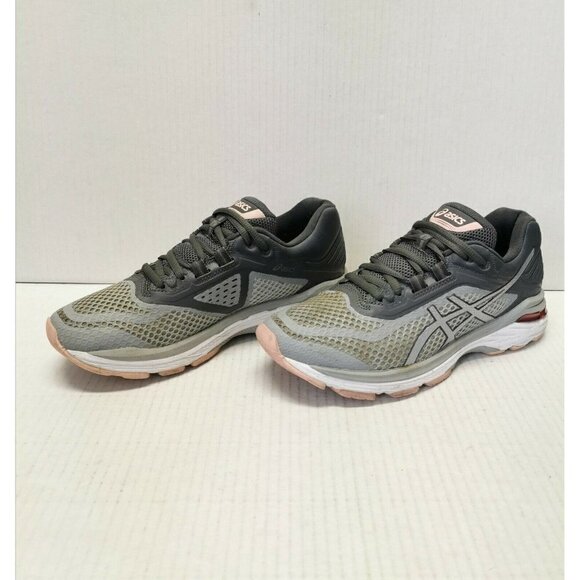 ASICS Women's Gt-2000 6 Grey /Peach /Carbon Running Shoes Size 7.5 M (B) T855N - Picture 4 of 7